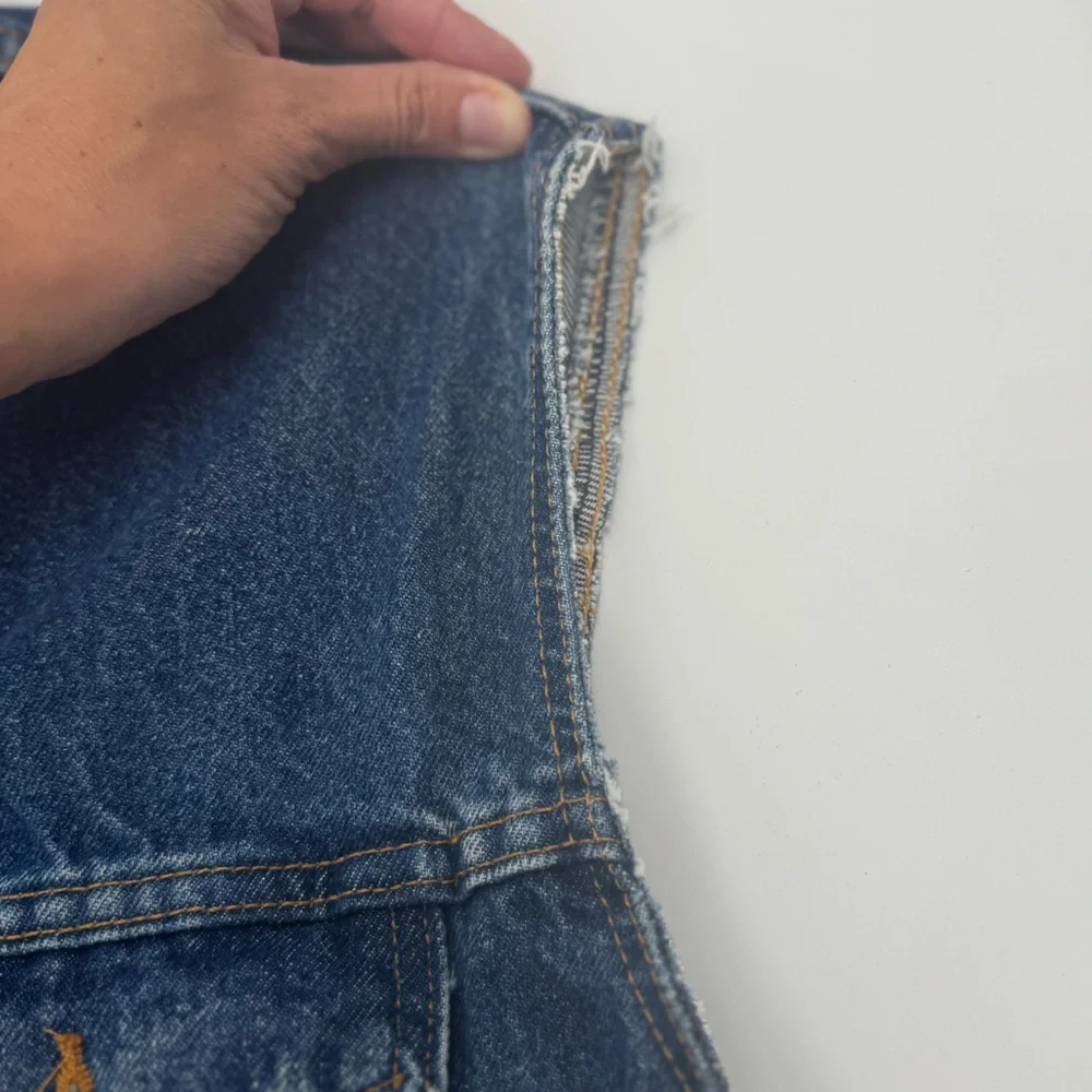 Levi Strauss‎ Upcycled Denim Vest Type 3 | Vile Company Detroit Punk Alternative